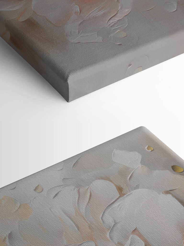 Delicate petals in soft hues