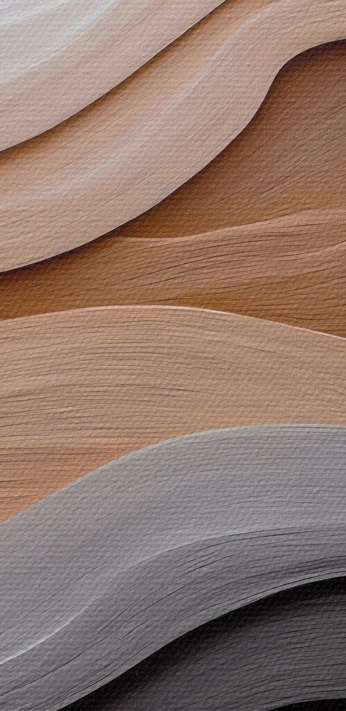 Soft waves of textured colors