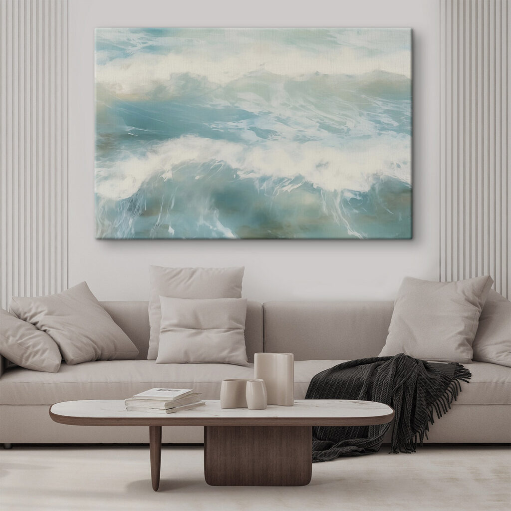 Gentle waves dance on tranquil waters Gentle waves dance on tranquil waters