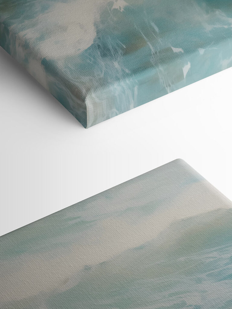 Gentle waves dance on tranquil waters Gentle waves dance on tranquil waters