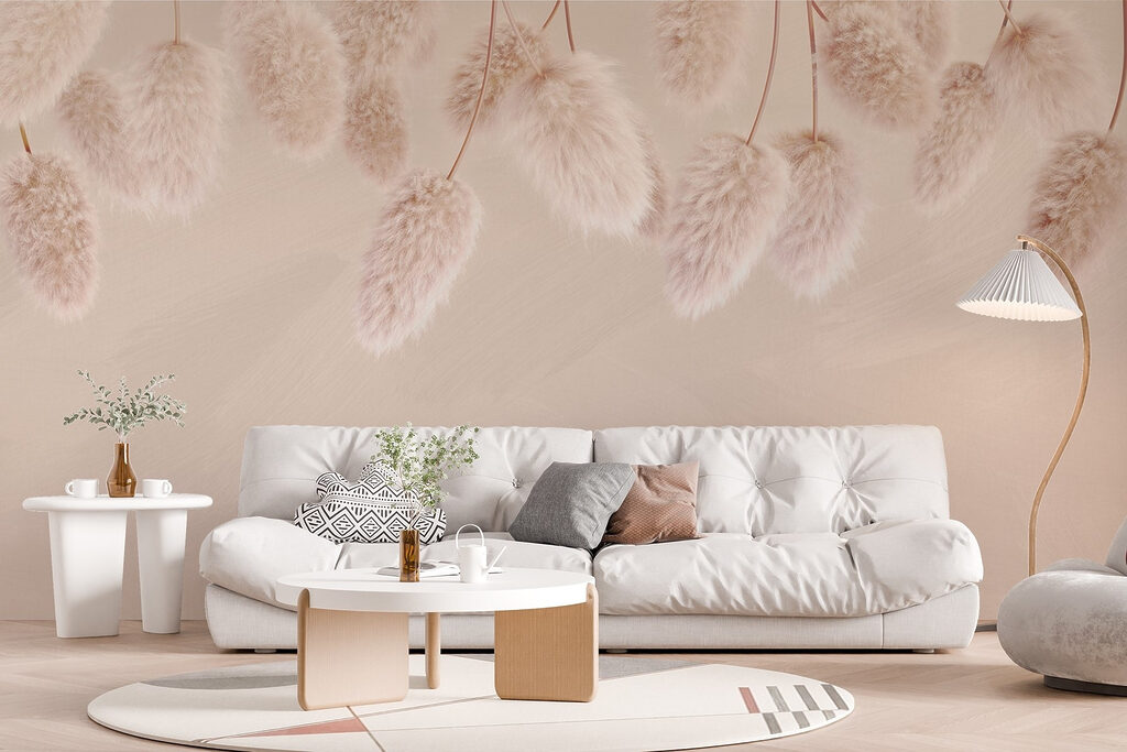 Group of fluffy flowers