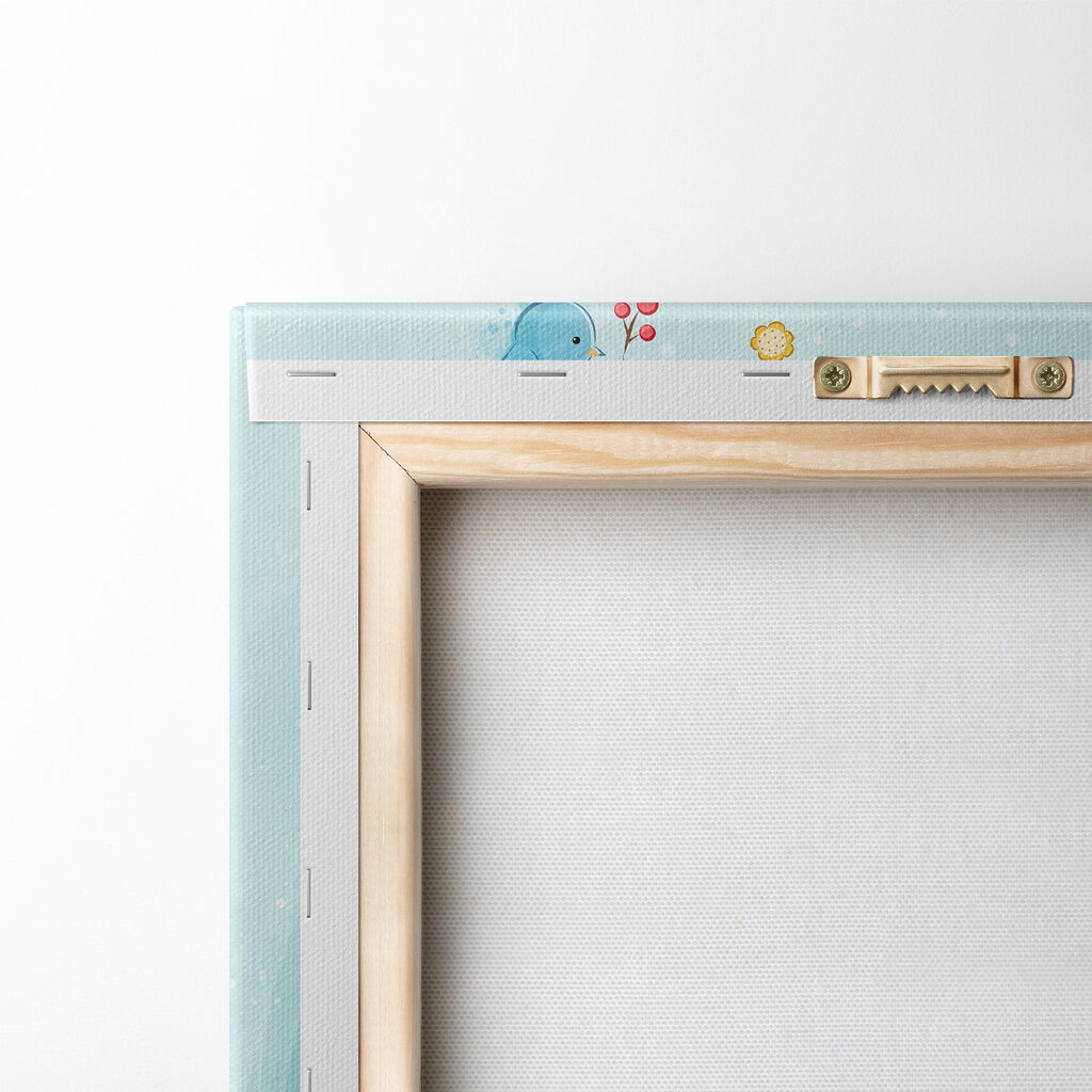 A cartoon deer with flowers and birds A cartoon deer with flowers and birds