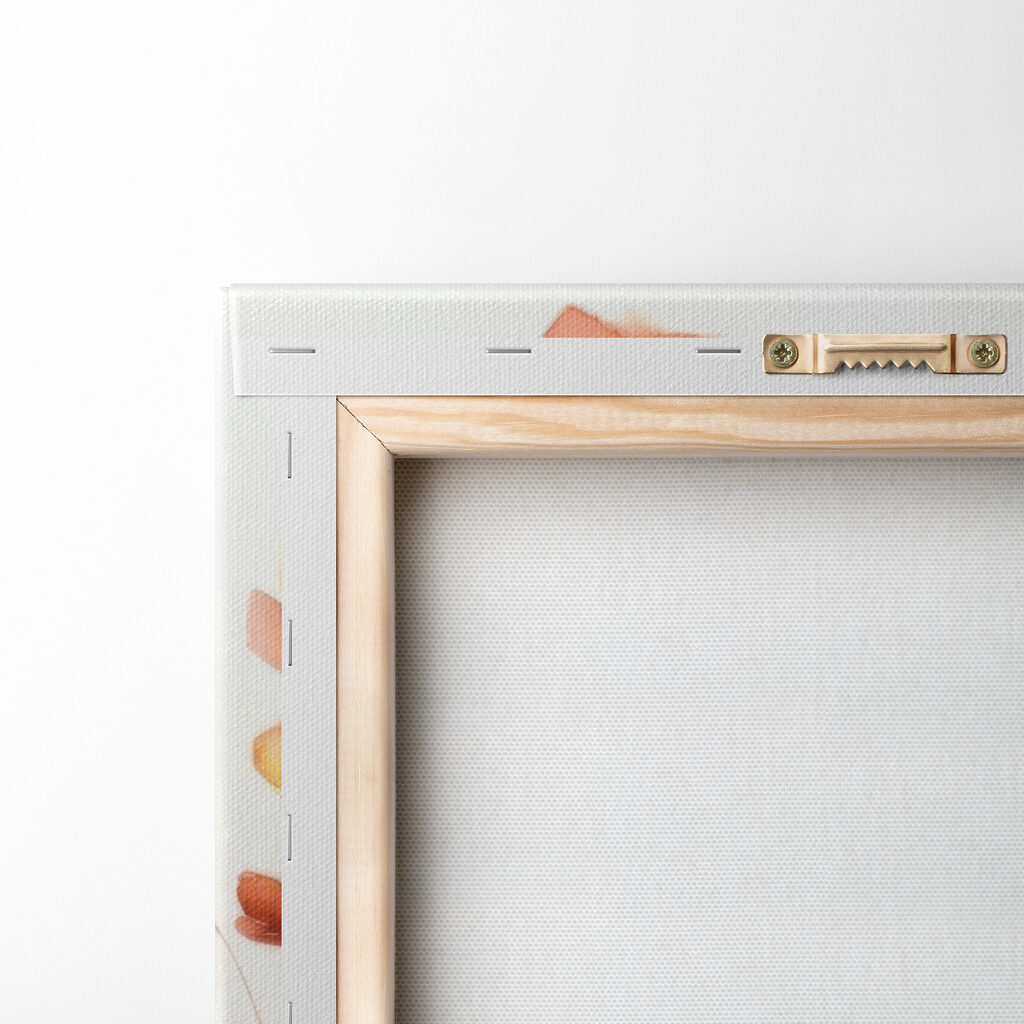 A painting of flowers and leaves A painting of flowers and leaves