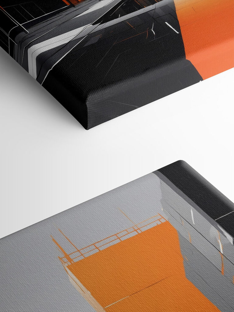 Person walking on a street with tall buildings Person walking on a street with tall buildings