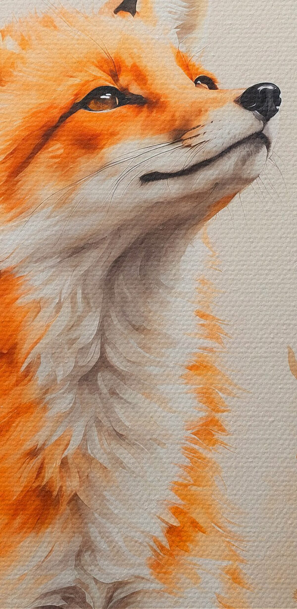 Painting of a fox Painting of a fox