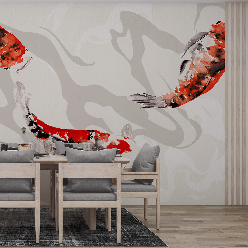 Малюнок риби, що плаває