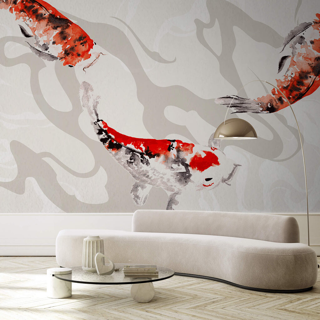 Малюнок риби, що плаває