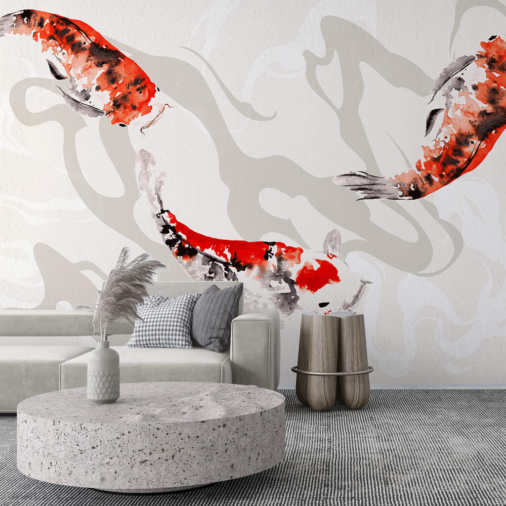 Малюнок риби, що плаває