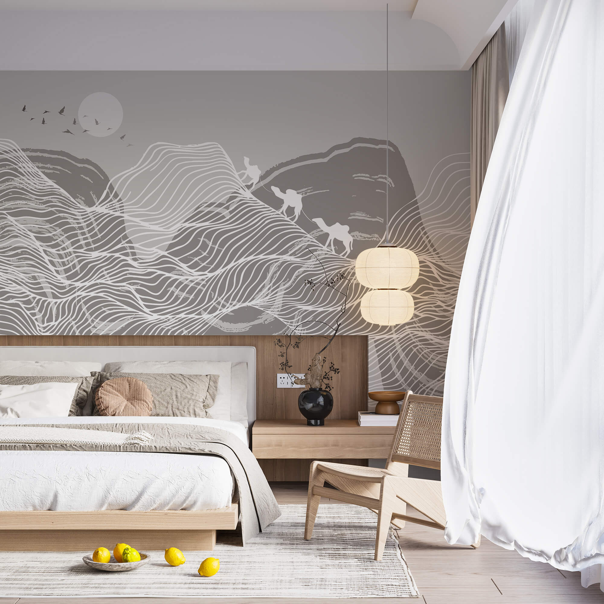 Білі лінії на сірому тлі