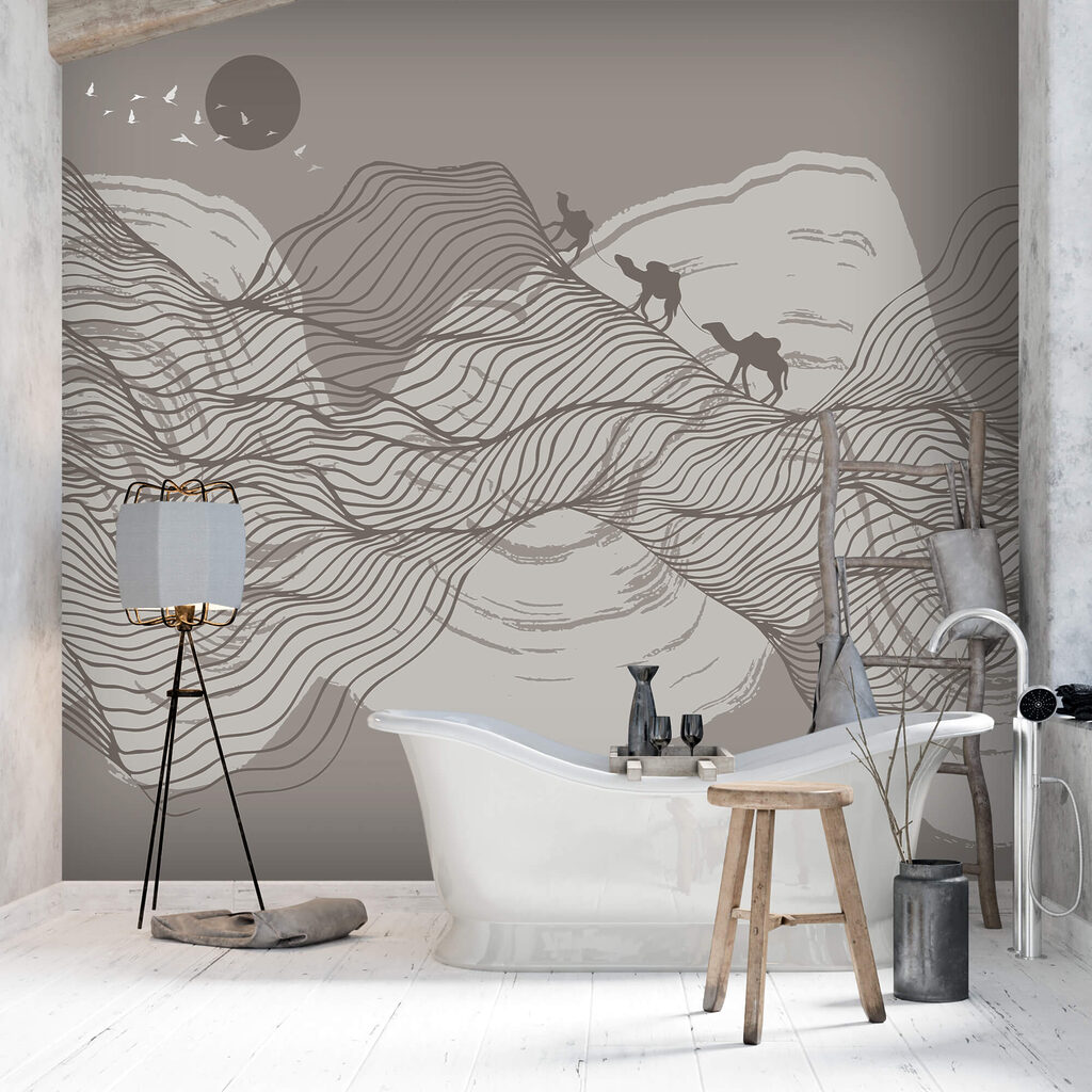 Малюнок пустельного пейзажу