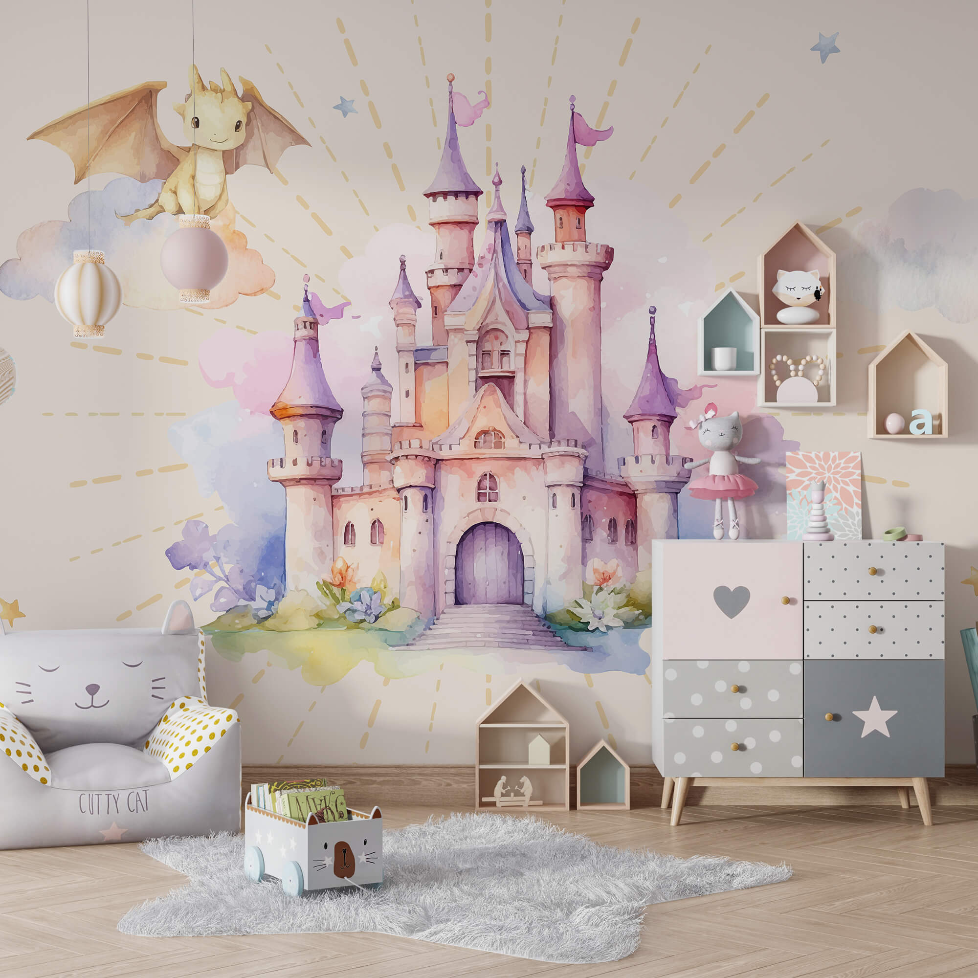 Акварель замку Акварель замку