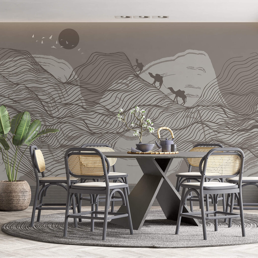 Малюнок пустельного пейзажу