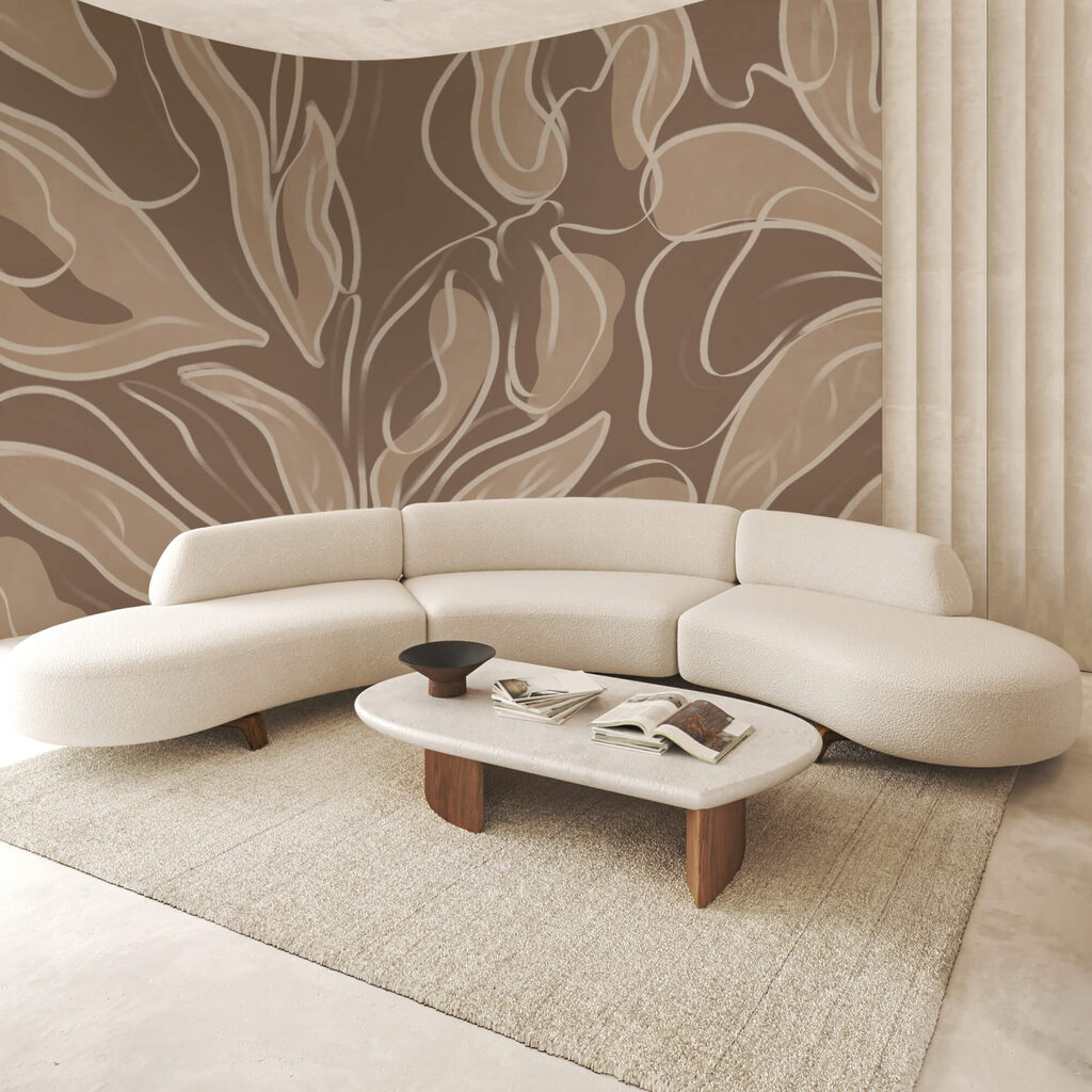 М'які органічні форми в нейтральних тонах М'які органічні форми в нейтральних тонах