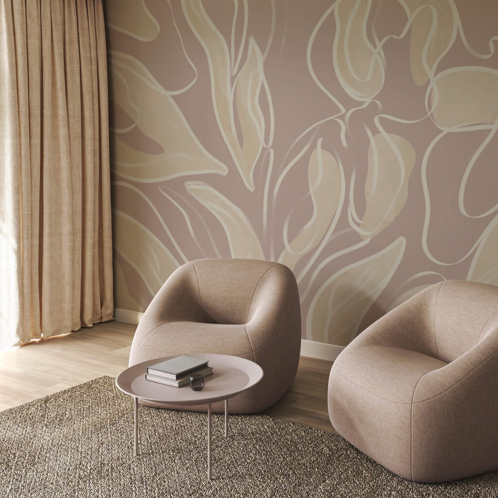 Натхненний природою дизайн візерунків листя