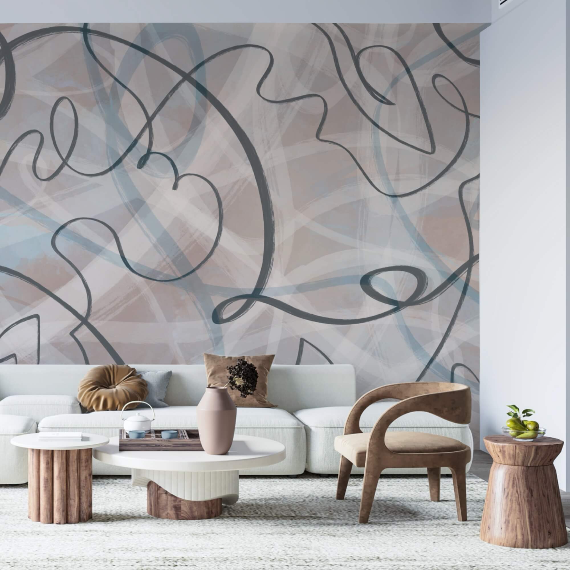 Плавні лінії та м'які відтінки поєднуються Плавні лінії та м'які відтінки поєднуються