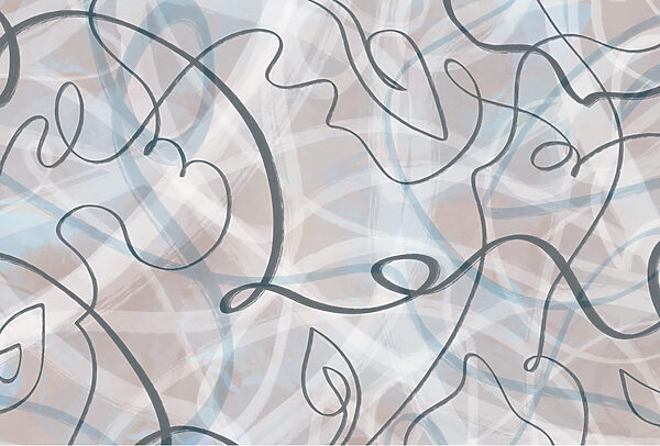 Flowing lines and soft hues blend Flowing lines and soft hues blend