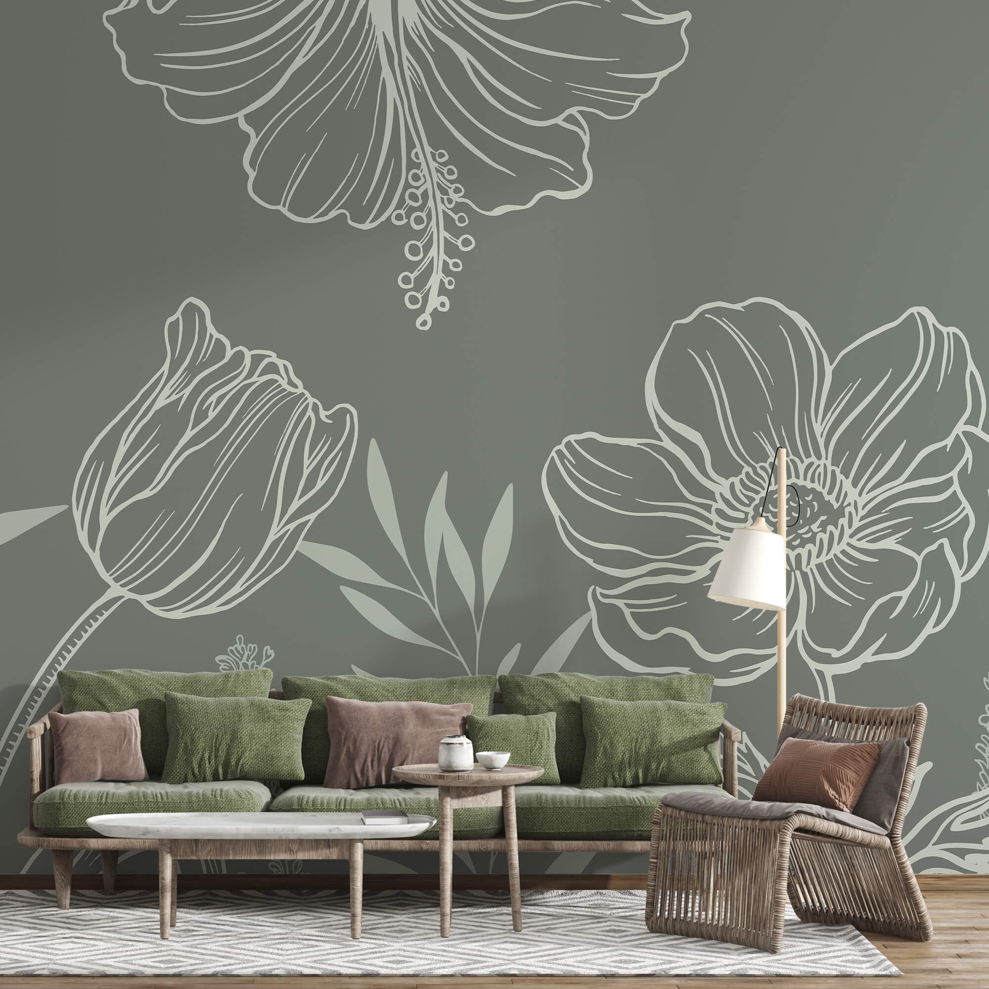 М'яке цвітіння на приглушеному фоні