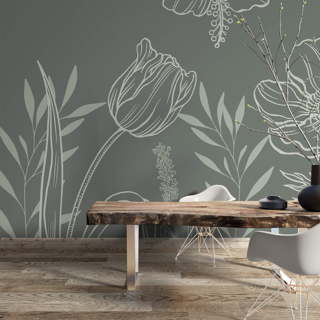 М'яке цвітіння на приглушеному фоні