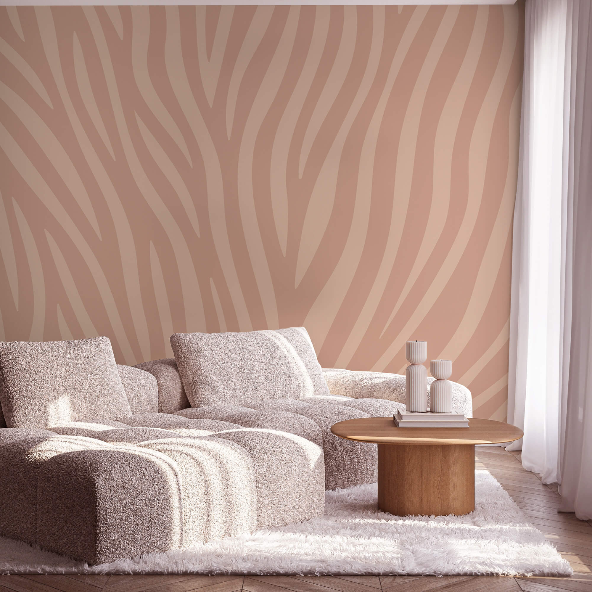 Плавні лінії в м'яких відтінках