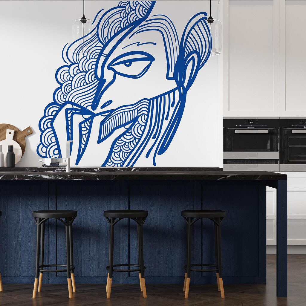 Малюнок людини з рукою, прикладеною до рота