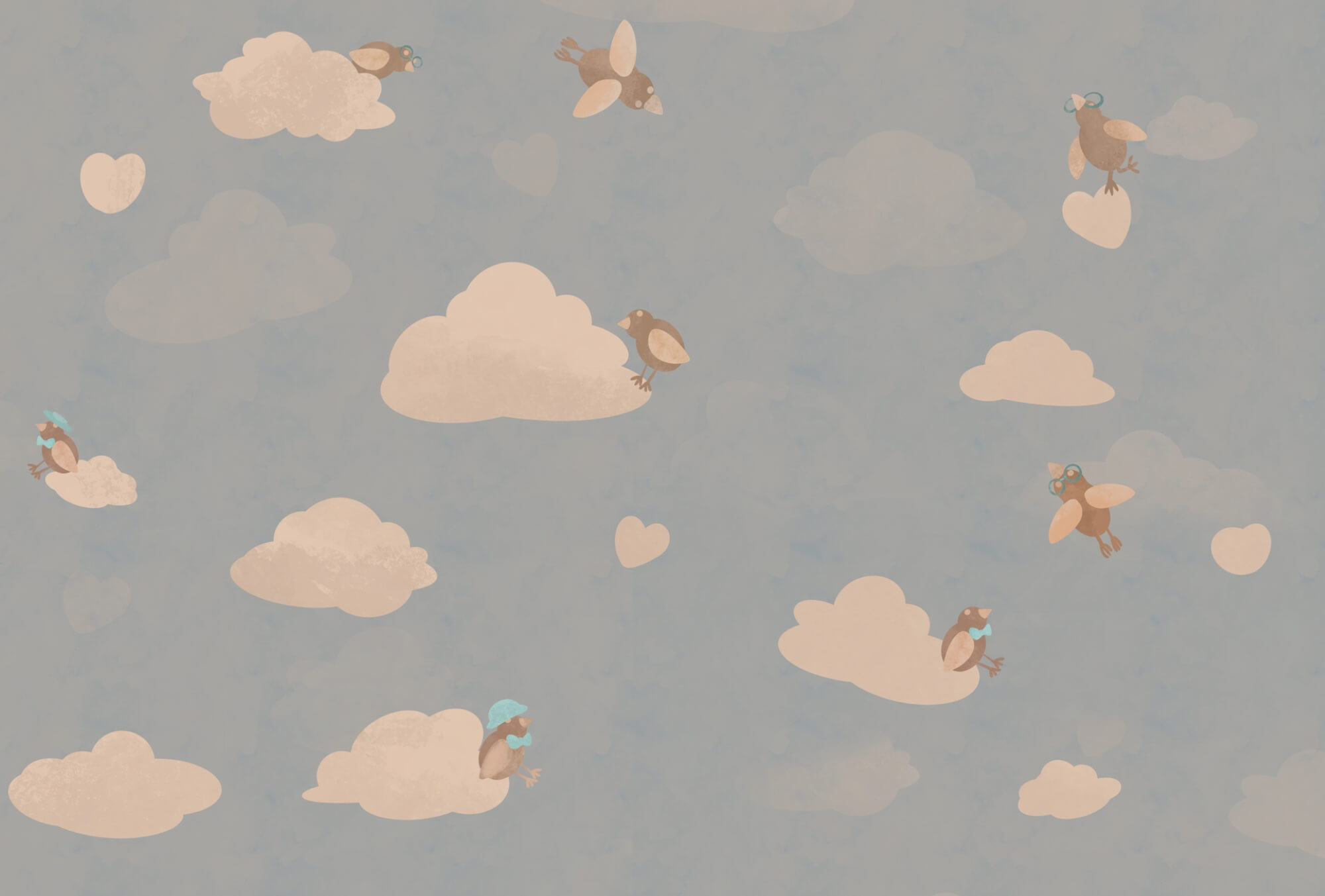 Pattern of birds flying in the sky Pattern of birds flying in the sky