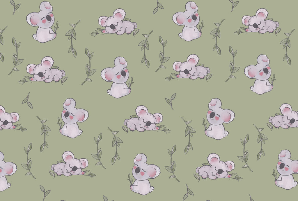 Pattern of koala bears