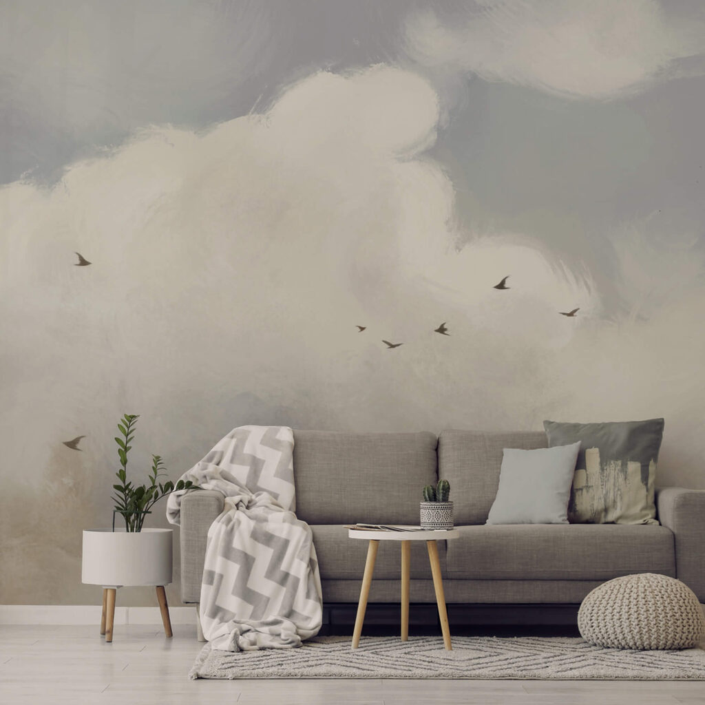 Птахи летять птахами в небі