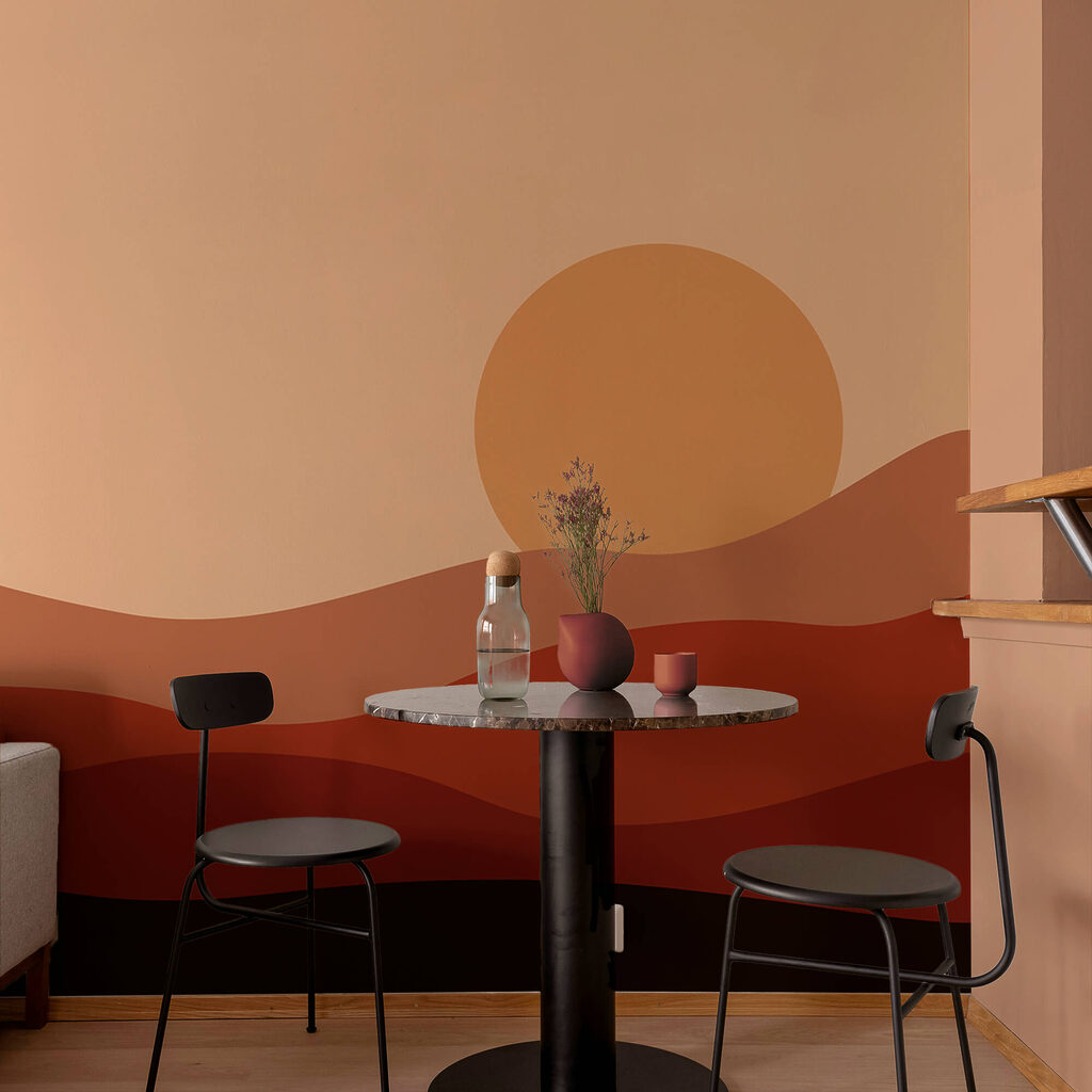 Захід сонця над пустелею Захід сонця над пустелею