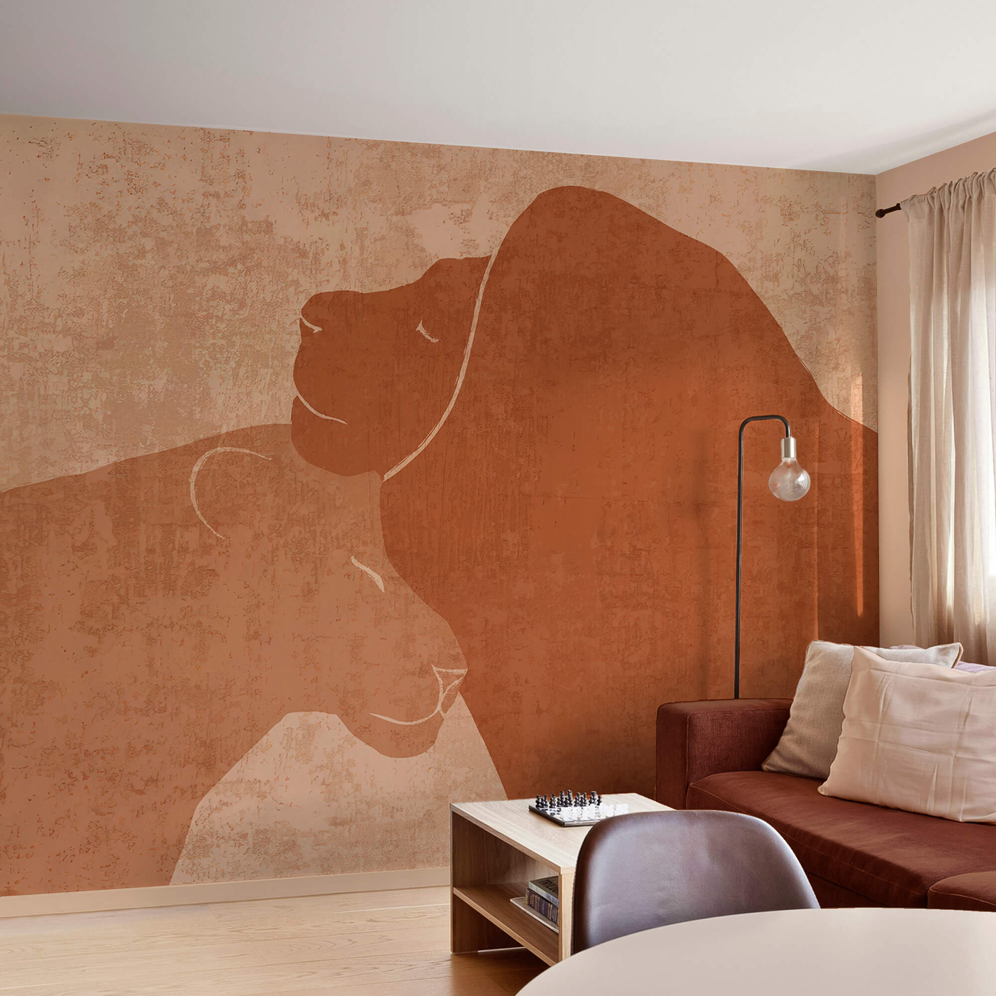 Малюнок лева та левиці Малюнок лева та левиці