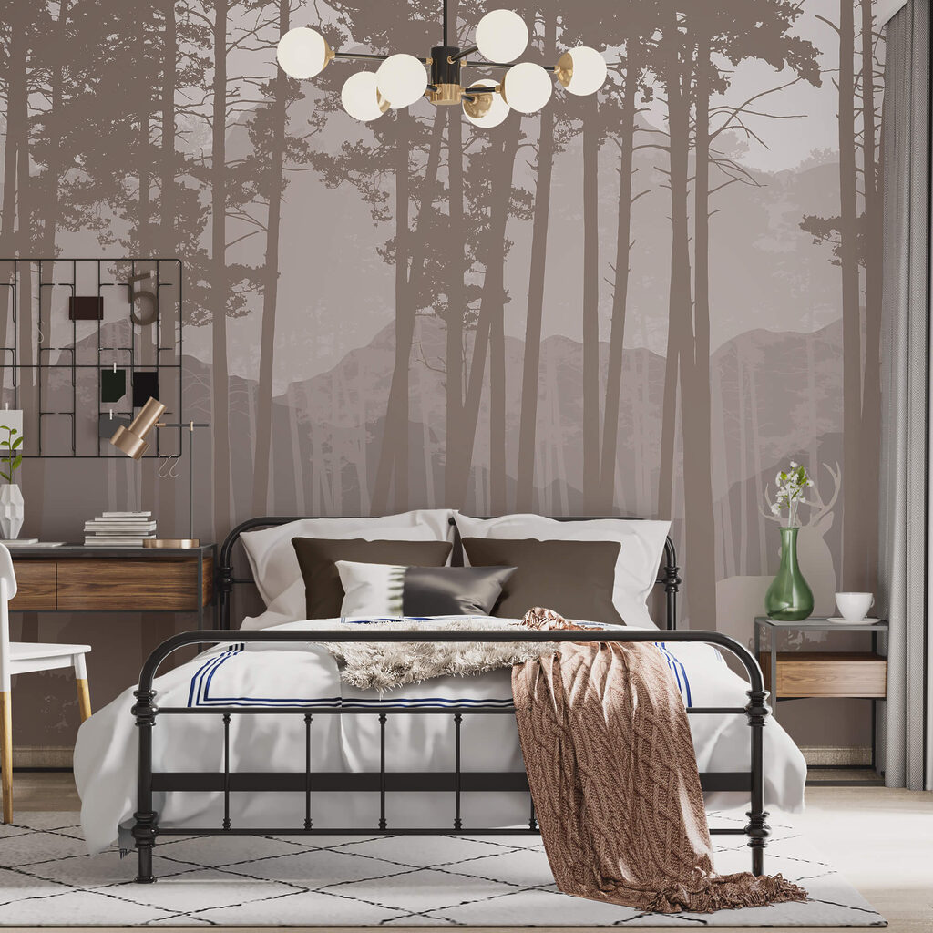 Група оленів у лісі