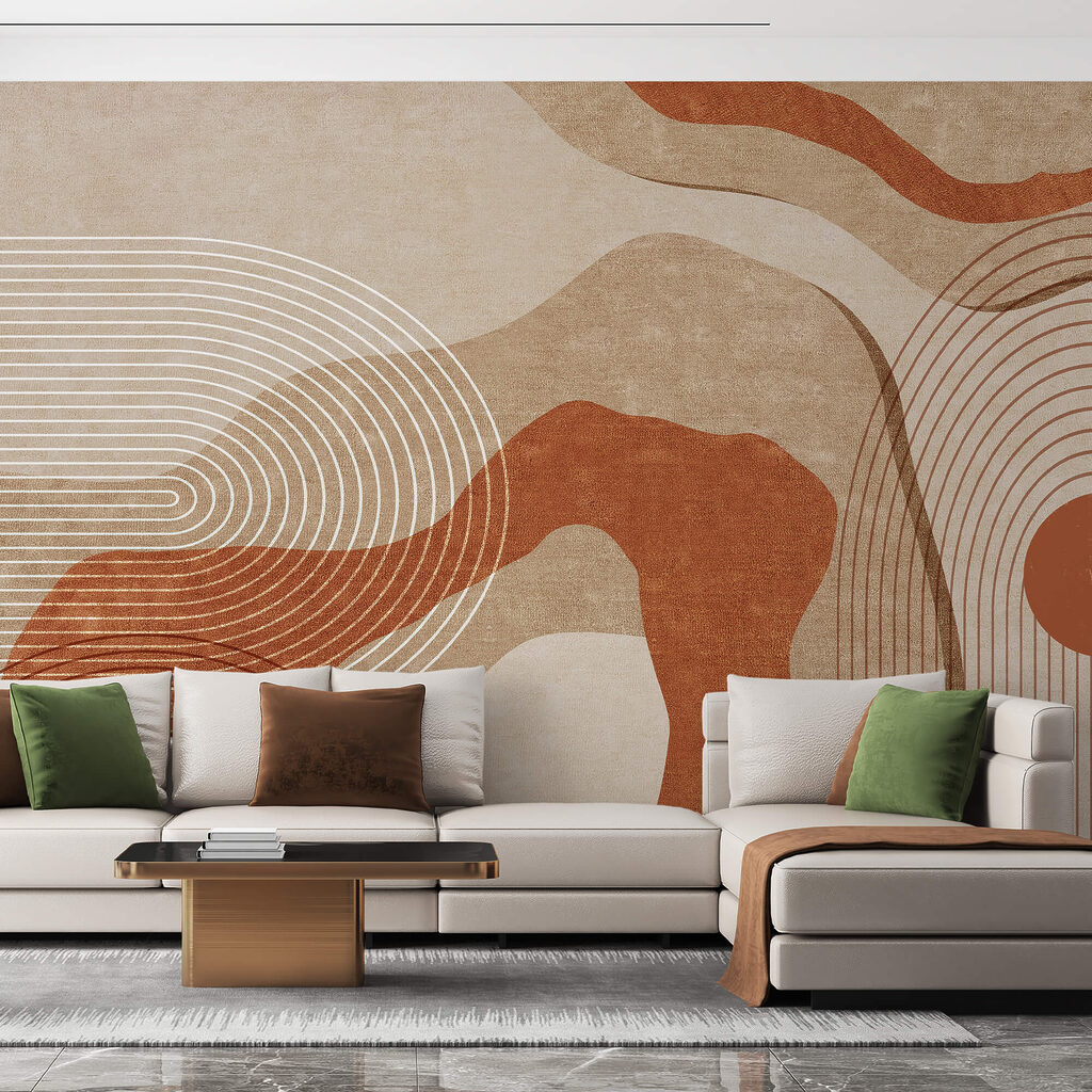 Коричнево-біле абстрактне мистецтво Коричнево-біле абстрактне мистецтво