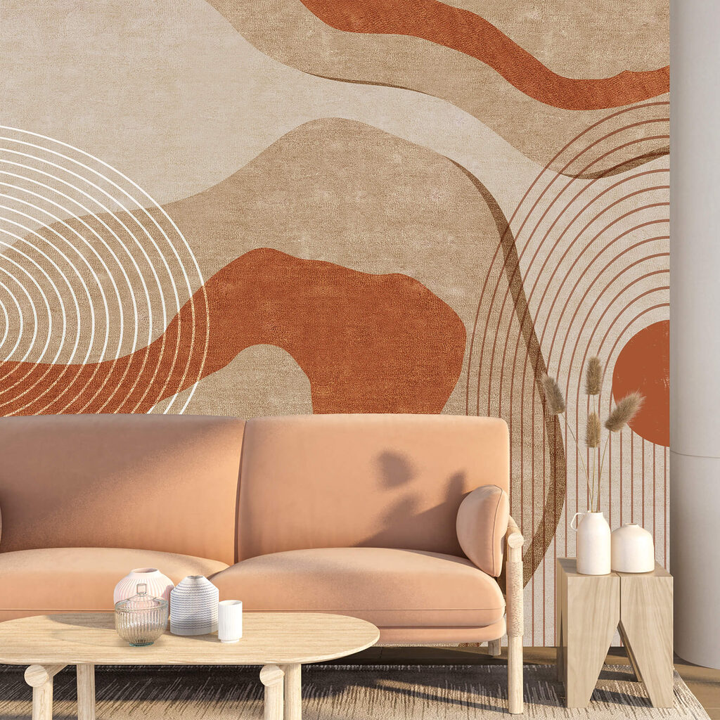 Коричнево-біле абстрактне мистецтво Коричнево-біле абстрактне мистецтво