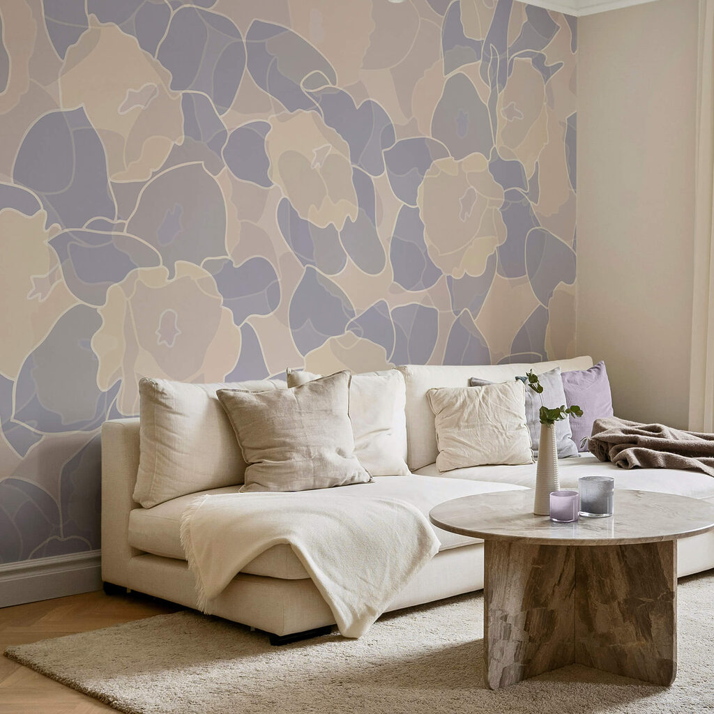 Візерунок квітів і листя