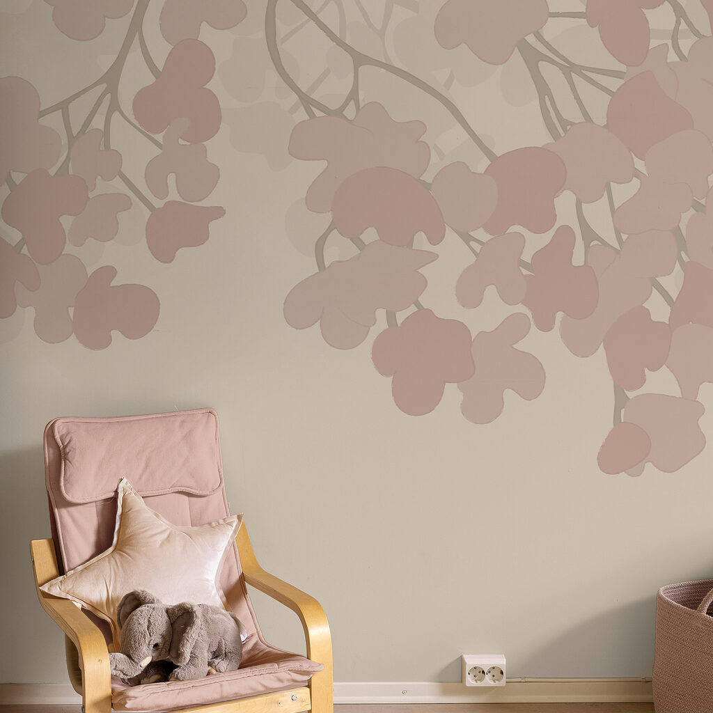 Рожеві квіти на білому тлі Рожеві квіти на білому тлі