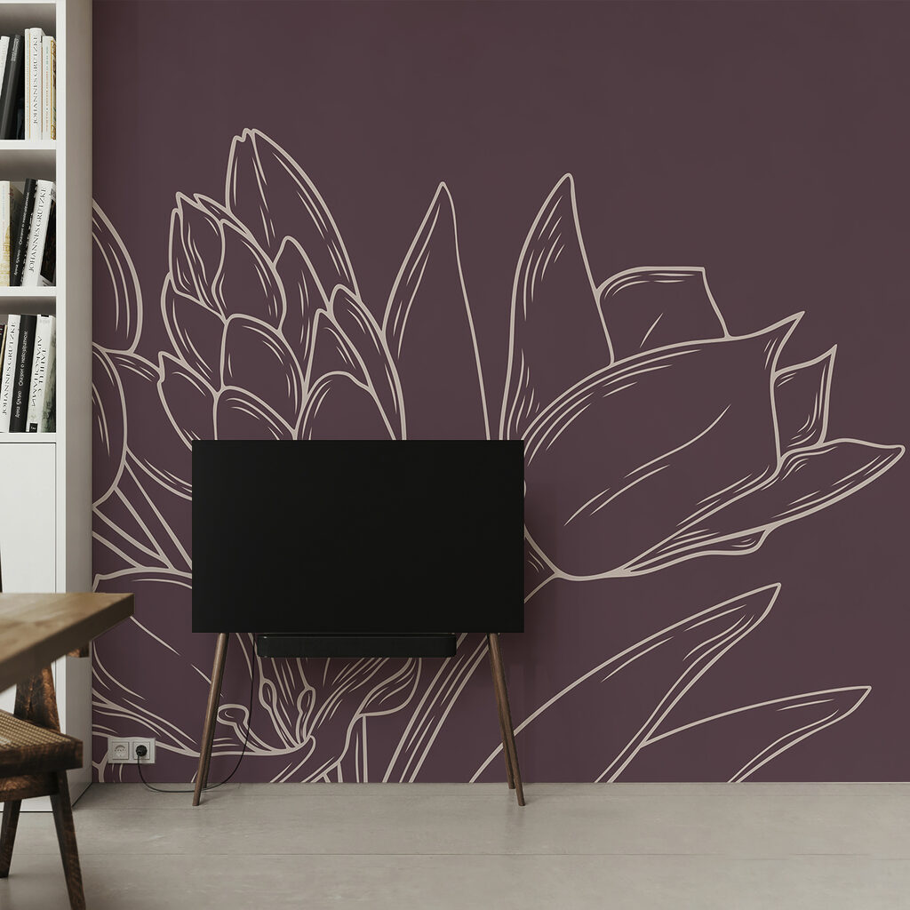 Ніжне цвітіння на насиченому фоні