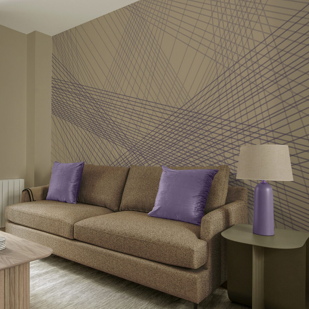 Абстрактні лінії в заспокійливих кольорах Абстрактні лінії в заспокійливих кольорах