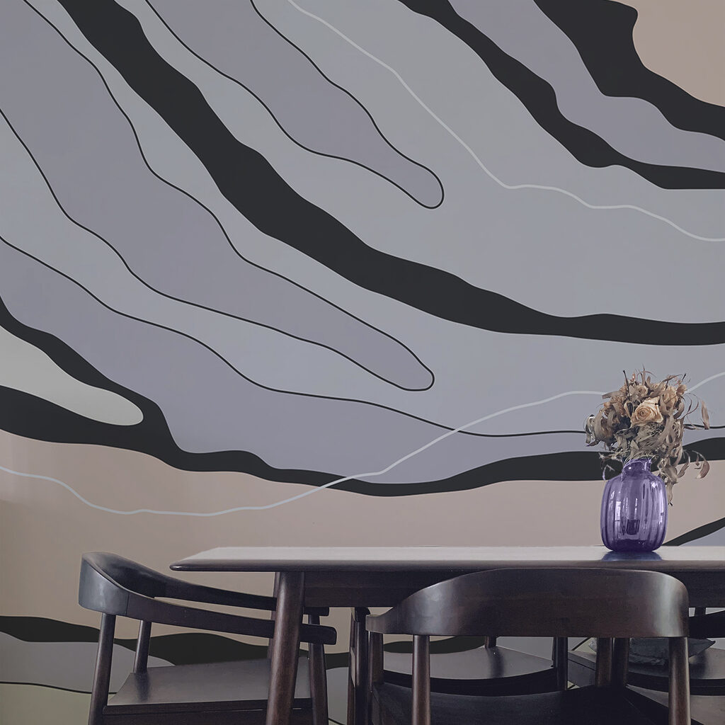 Абстрактні лінії в м'яких тонах Абстрактні лінії в м'яких тонах