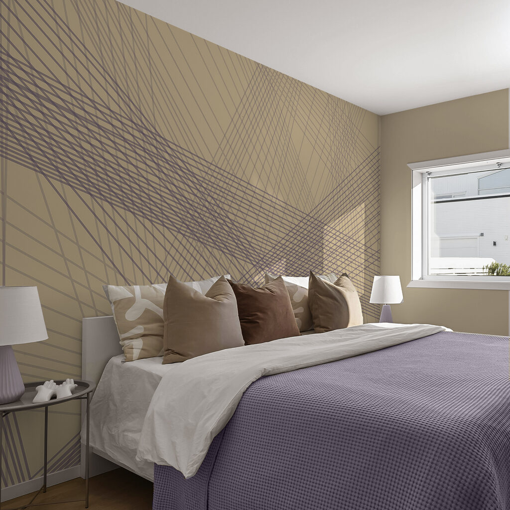 Абстрактні лінії в заспокійливих кольорах Абстрактні лінії в заспокійливих кольорах