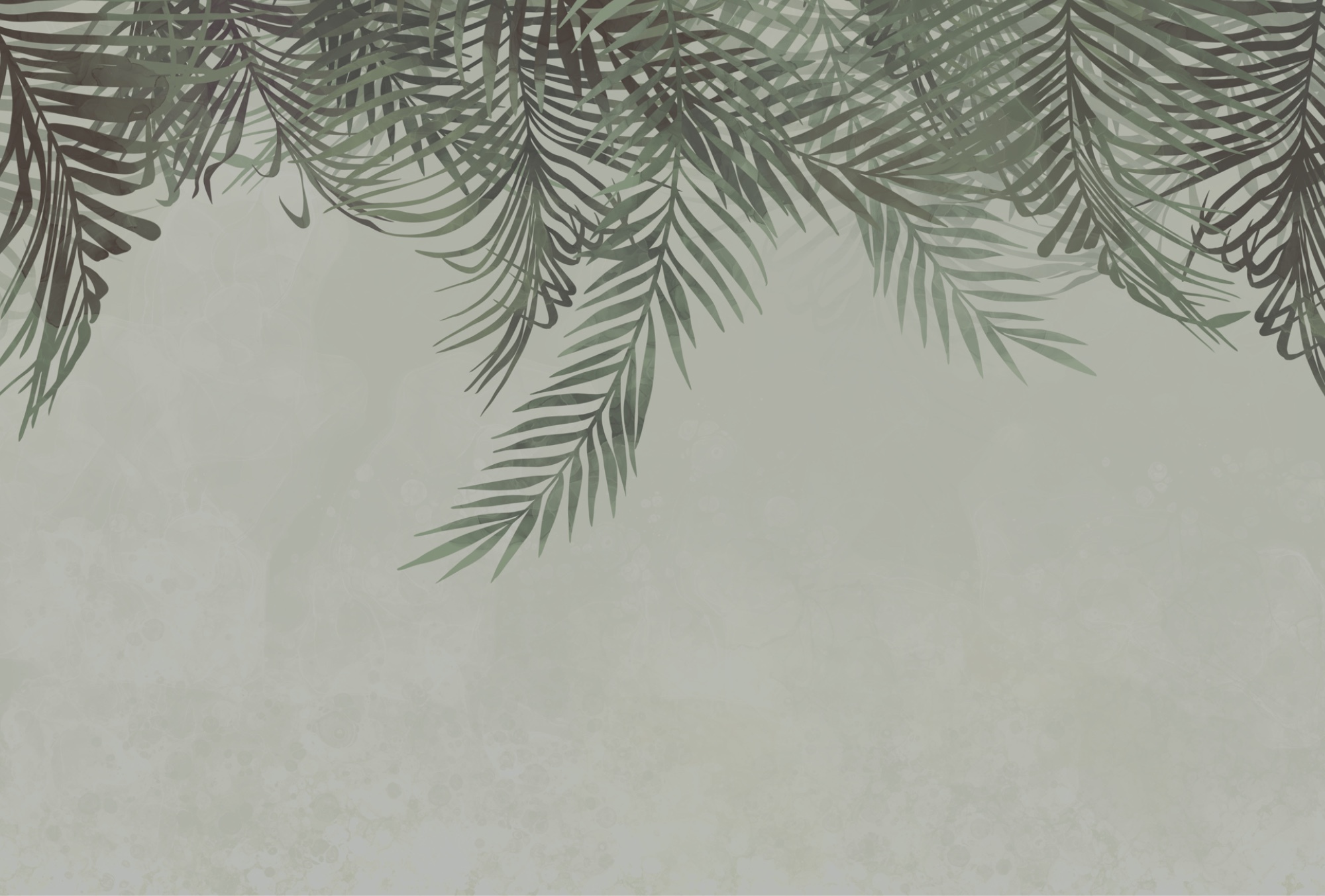 Greenery framing a soft background Greenery framing a soft background
