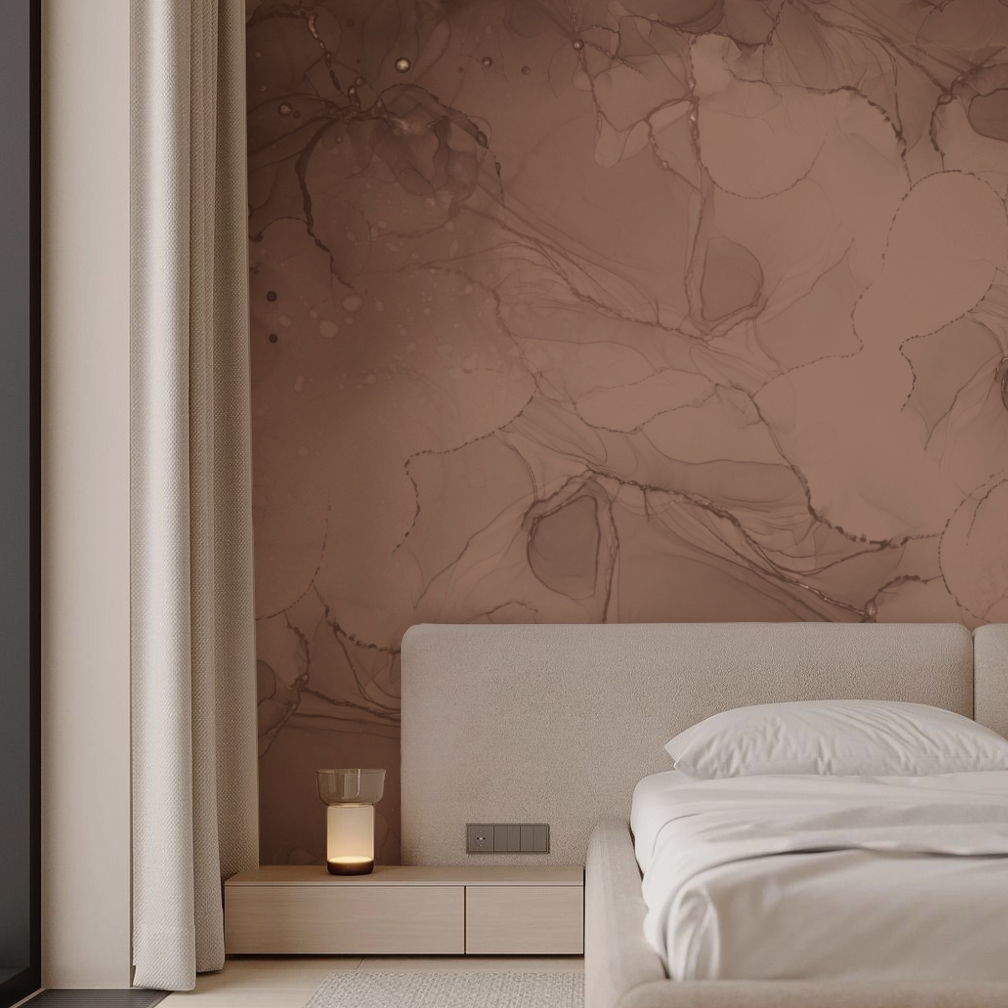 Плавні теплі тони в абстрактних візерунках