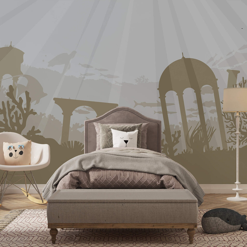 Силует будівлі під водою