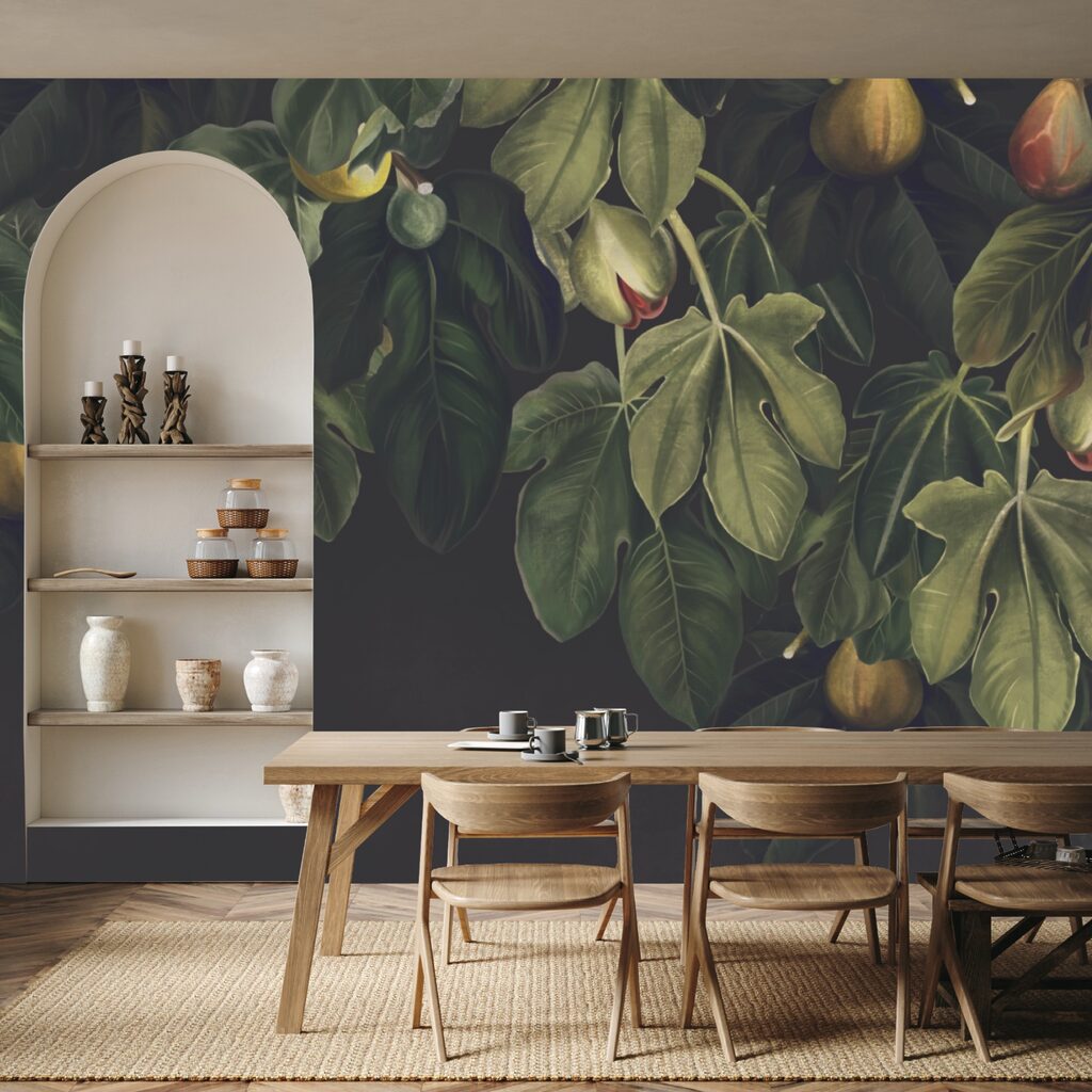 Пишне листя з яскравими плодами Пишне листя з яскравими плодами