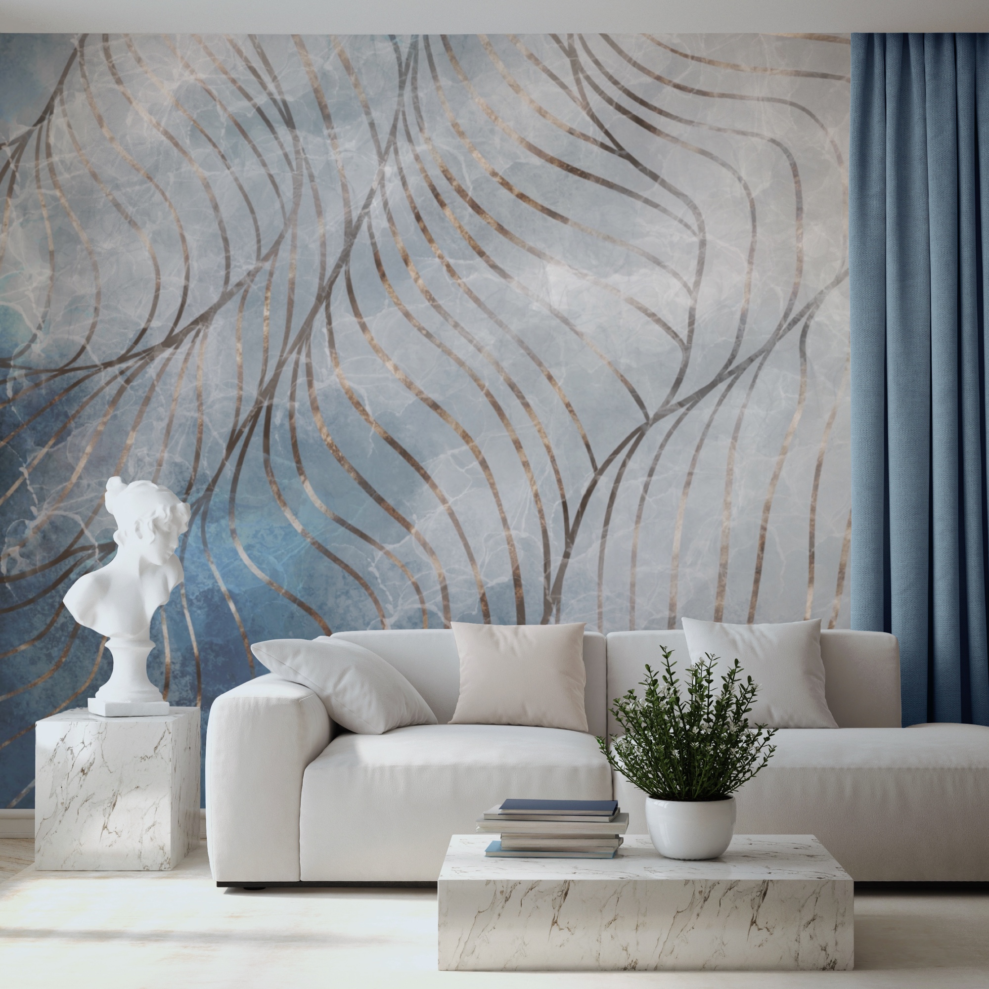 Елегантні вигини в холодних кольорах Елегантні вигини в холодних кольорах