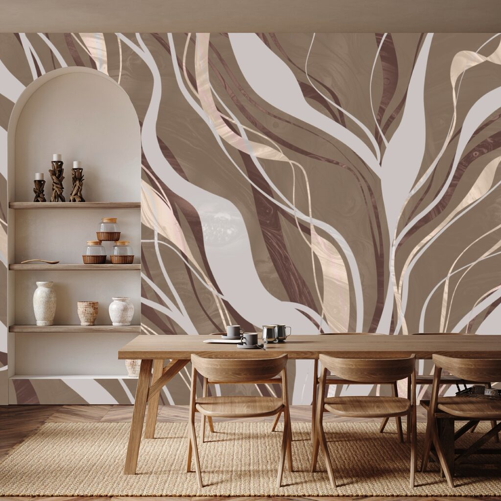 Коричневі та білі вихори