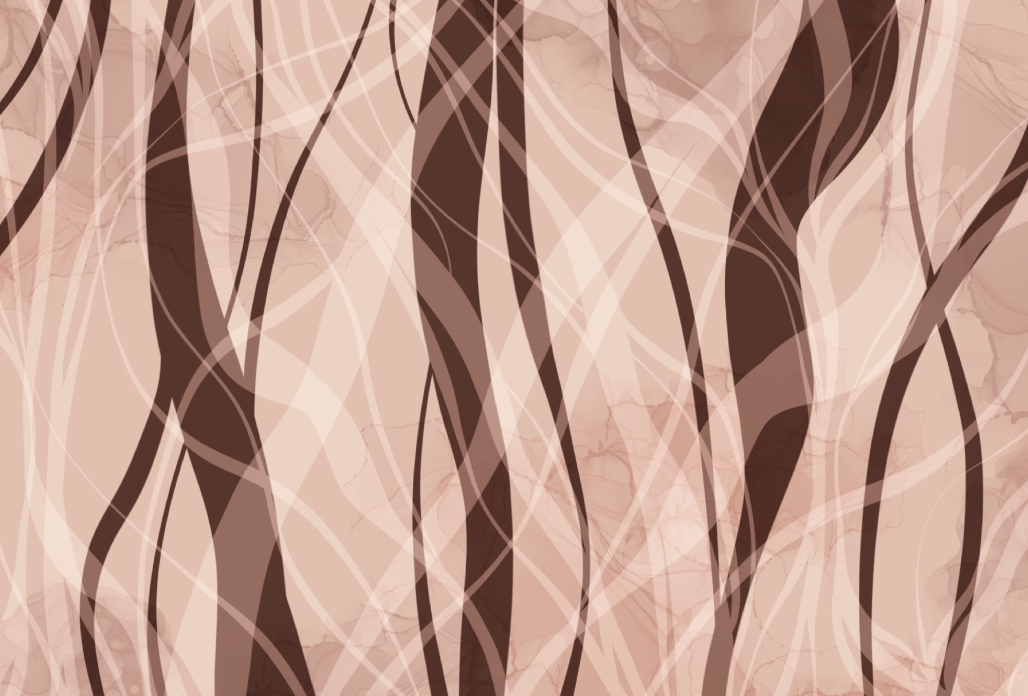 Soft waves in warm earth tones Soft waves in warm earth tones