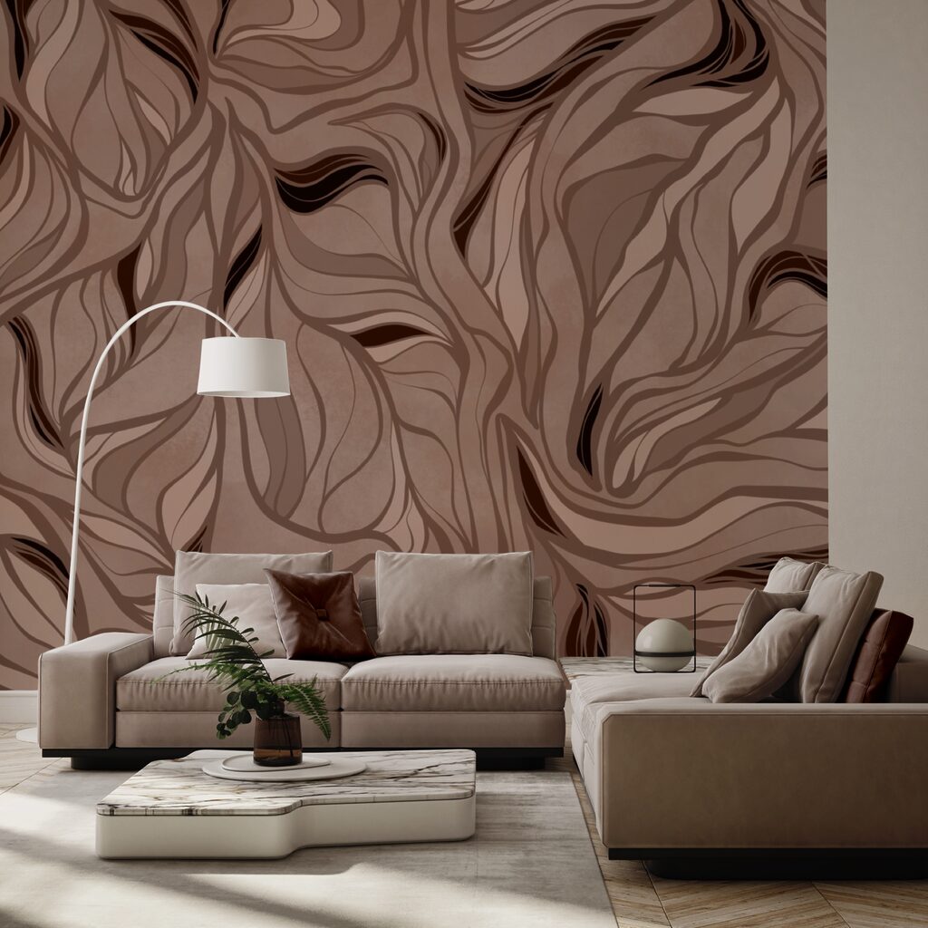 Коричнево-чорний візерунок