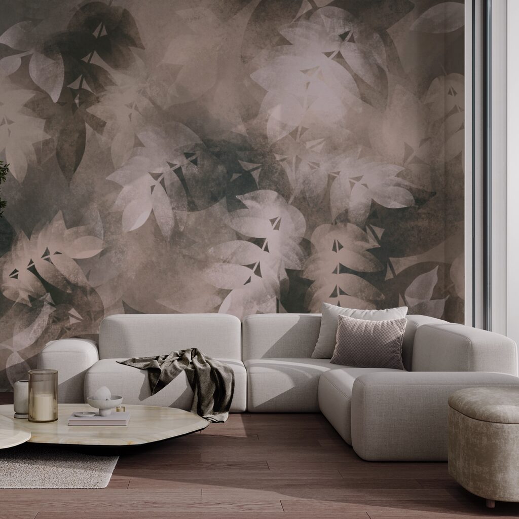 М'яке листя в ніжних відтінках