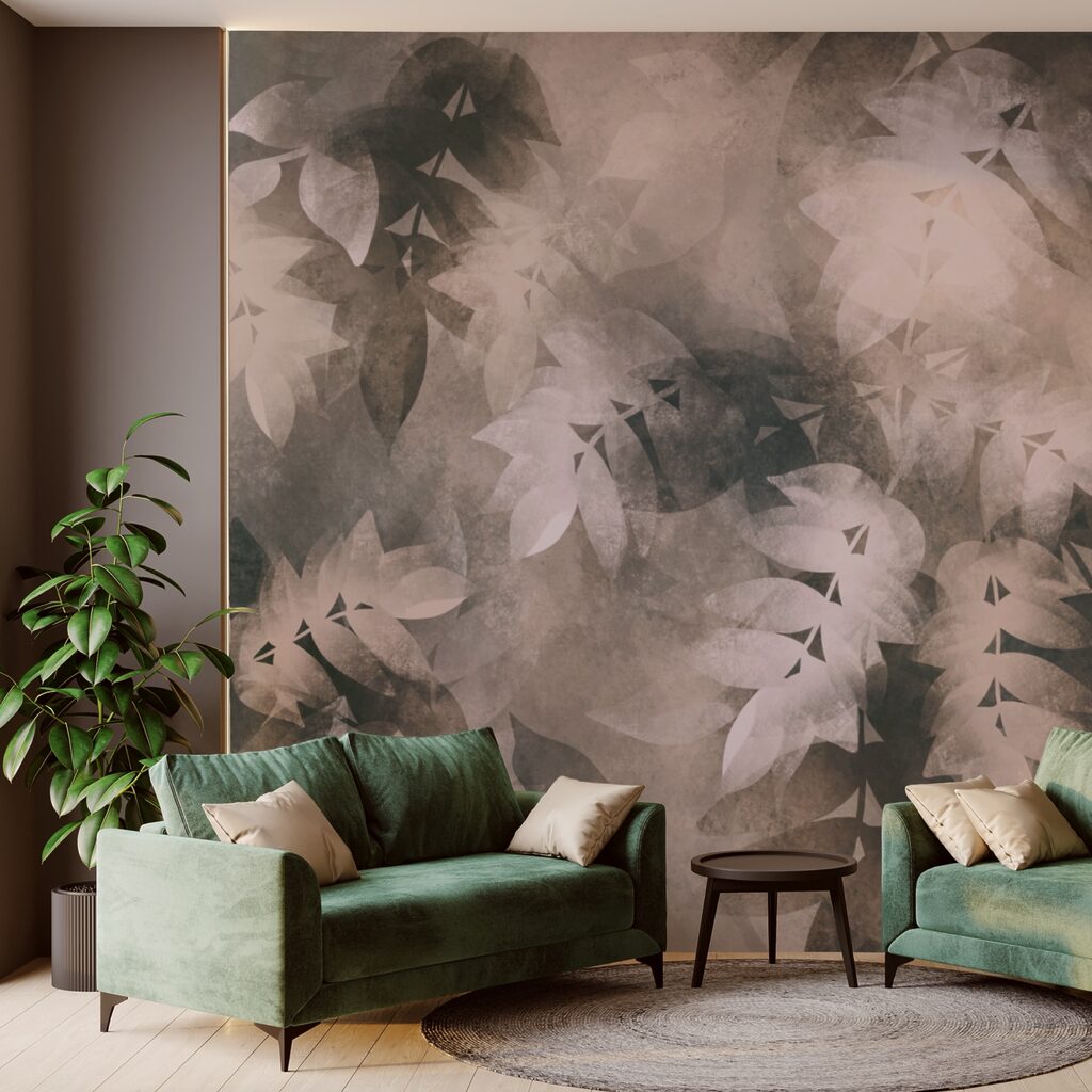 М'яке листя в ніжних відтінках