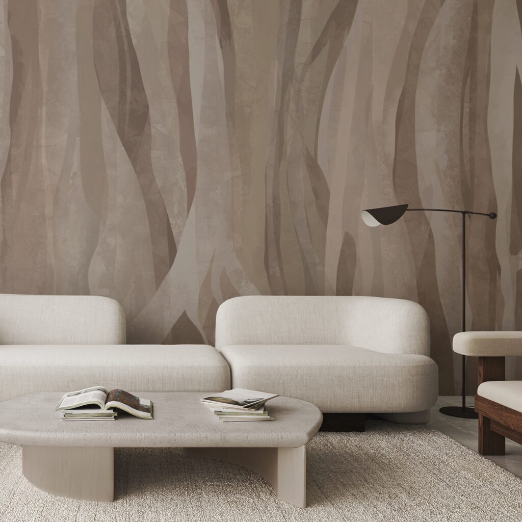 Абстрактні природні візерунки в м'яких відтінках