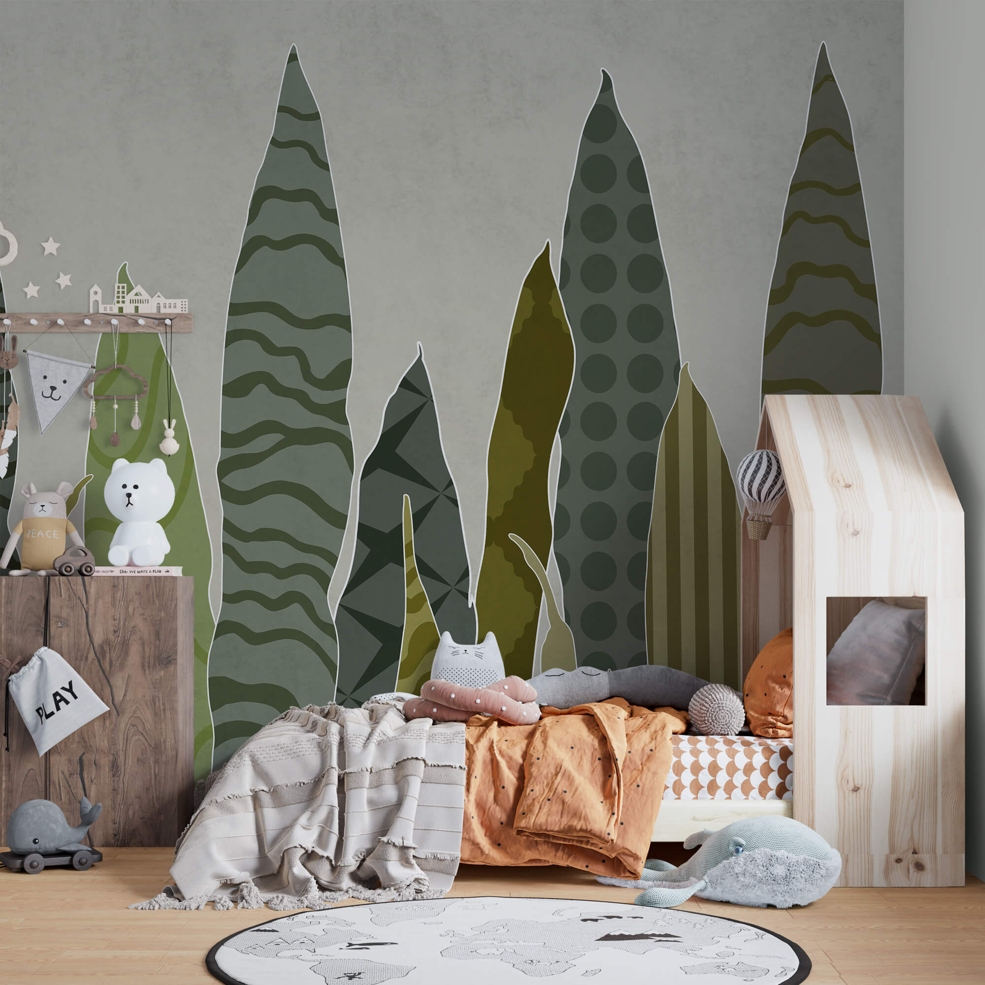 Група зеленого листя Група зеленого листя